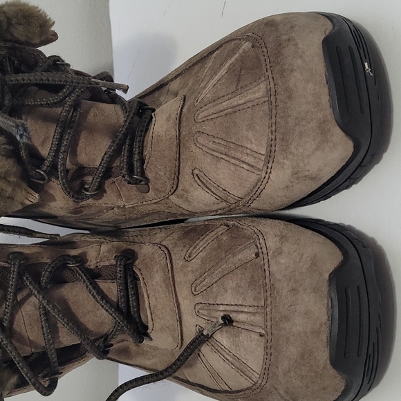 COLUMBIA LAVELA BROWN FAUX FUR SUEDE WATERPROOF THINSULATE WINTER BOOTS 11 - Picture 3 of 16